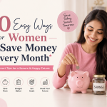 10 Easy Ways for Women to Save Money Every Month* | money saving tips for women