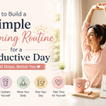 How to Build a Simple Morning Routine for a Productive Day* | morning routine for women |